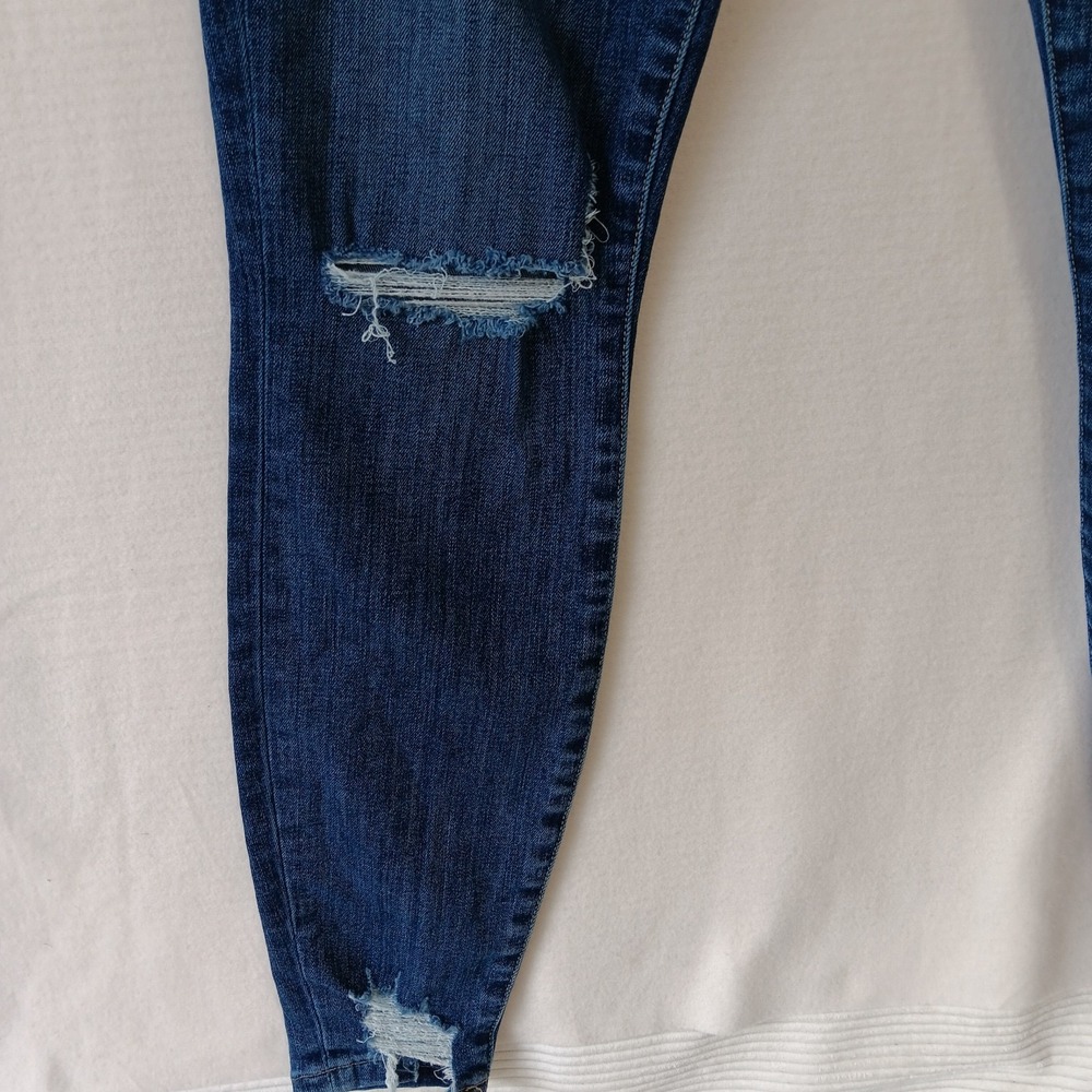 Good American Skinny Jeans Sz 4 Good Legs High Rise Blue Stretch Denim - Picture 7 of 8